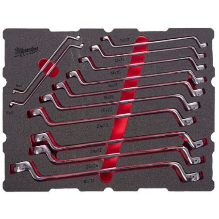 Packout™ Module Équipé Clés Polygonales Débouchées Coudées 12 Pcs 4932501873 Milwaukee