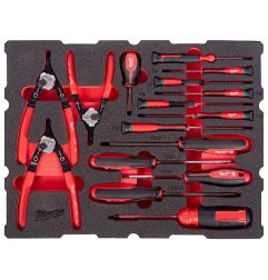 Packout™ Module Équipé Tournevis Et Pinces À Circlips 44 Pcs 4932501876 Milwaukee