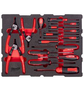 Packout™ Module Équipé Tournevis Et Pinces À Circlips 44 Pcs 4932501876 Milwaukee