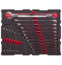 Packout™ Module Équipé Clés Mixtes Max Bite™ 19 Pcs 4932501871 Milwaukee