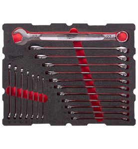 Packout™ Module Équipé Clés Mixtes Max Bite™ 19 Pcs 4932501871 Milwaukee