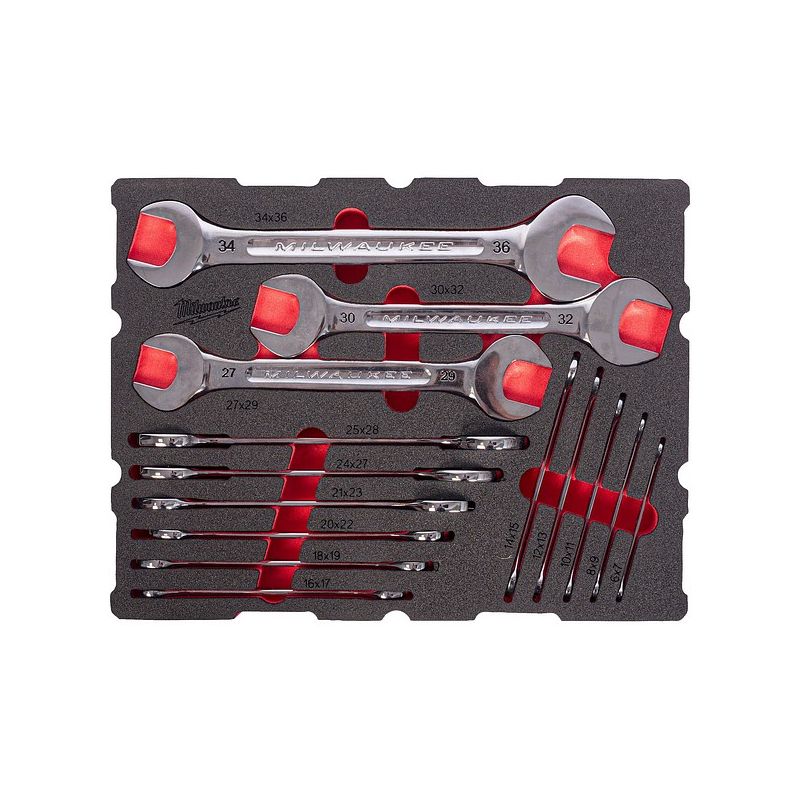 Packout™ Module Équipé Clés Plates Doubles 14 Pcs 4932501874 Milwaukee