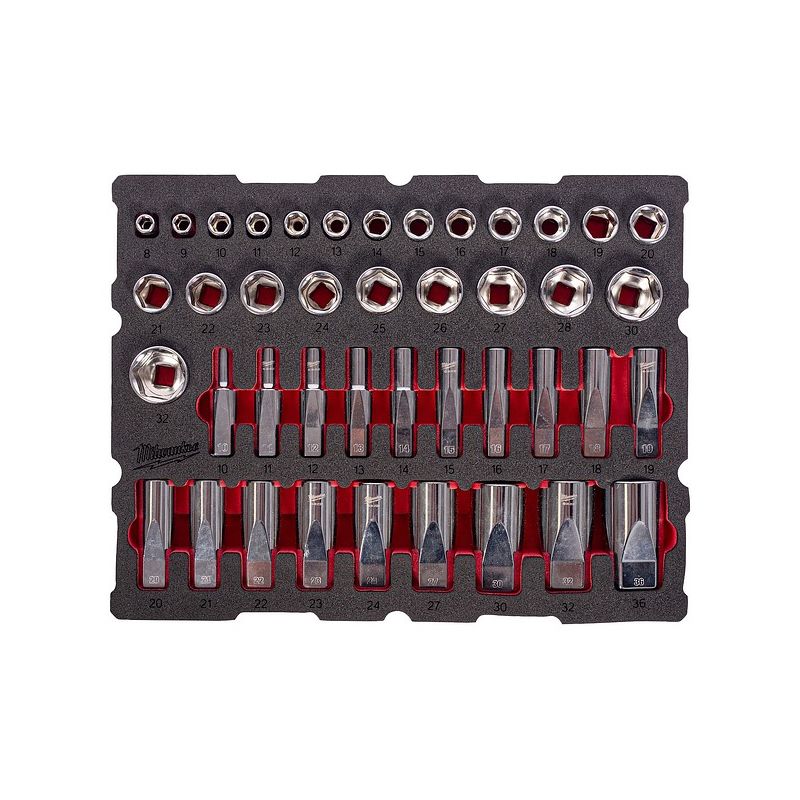 Packout™ Module Équipé Douilles 1/2" 42 Pcs 4932501869 Milwaukee Packout™ Module Équipé Douilles 1/2" 42 Pcs 4932501869 Milwaukee