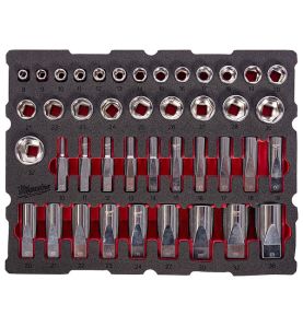 Packout™ Module Équipé Douilles 1/2" 42 Pcs 4932501869 Milwaukee