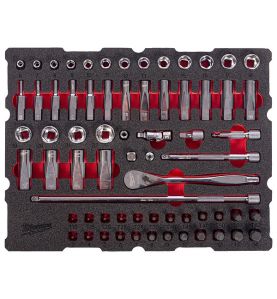 Packout™ Module Équipé Cliquet & Douilles 1/4 68 Pcs 4932501867 Milwaukee