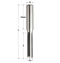 Vente de Mèches à coupes droites-gauches à mortaiser - D : 10 - l : 55 - L : 110 - S : 13 - Rotation : DROITE / GAUCHE CMT, numé