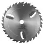 Lame Circ.Carbure D400X30X24Z Plates+Ar+4R /Bois ref 215.400.3024 Leman