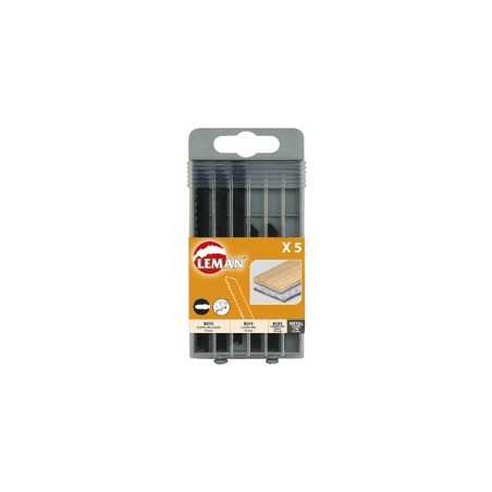 Vente de COFFRET 5 L.S.Sauteuse Universelles 4 BOIS + 1 METAL Leman, numéro 12761 / mn_8050.05 à 5,83 €HT soit 6,99 €TTC. 