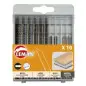 Coffret 10 Ls Sauteuse Univer 8 Bois + 2 Metal ref 8050.10 Leman