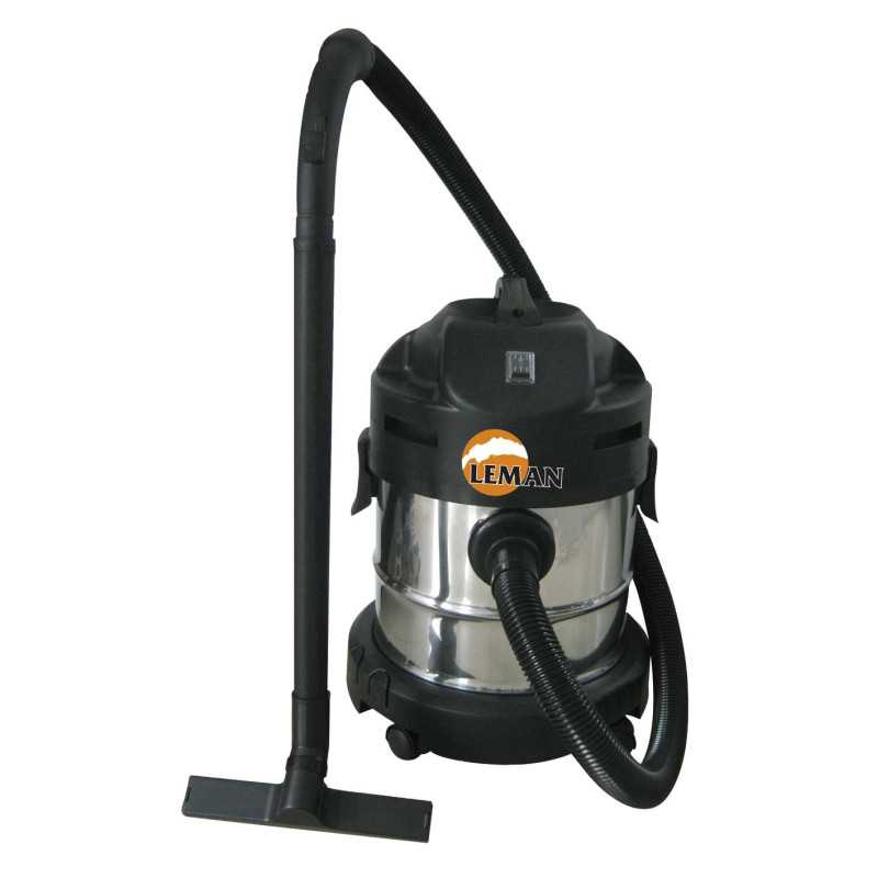 Aspirateur Cuve Inox 20 Litres Utiles 1250W ref LOASP201 Leman