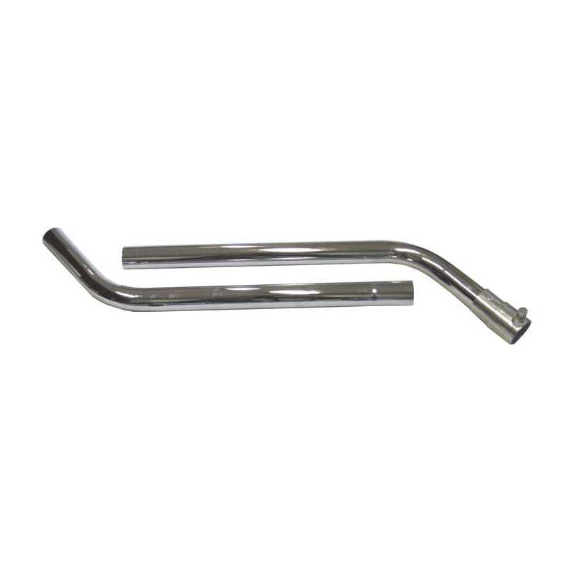 Tubes S Metalliques 50 Cm ( 2 Pieces ) Ø38 ref ABR503 Leman