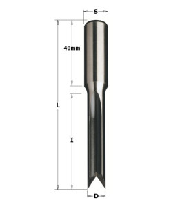Vente de Mèches à coupes droites-gauches à mortaiser - D : 8 - l : 50 - L : 95 - S : 13 - Rotation : DROITE / GAUCHE CMT, numéro
