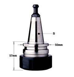 Vente de Mandrins à pince ISO30 - ER40 - S : ISO30 - Pince : ER40 - D Tirette : 12-8 - Rotation : DROITE CMT, numéro 1867 / cmt_