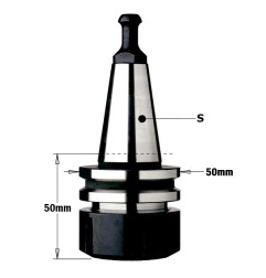 Vente de Mandrins à pince ISO30 - ER32 - S : ISO30 - Pince : ER32 - D Tirette : 12.8-9 - Rotation : GAUCHE CMT, numéro 1872 / cm