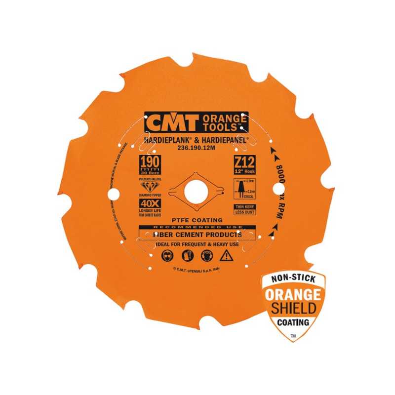 Lame circulaire diamant pour machine portative 180 x 1.6 / 2.2 x z 4 al 20 pour decoupe materiaux abrasifs, mdf, ref 23618004