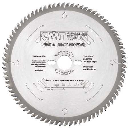 Vente de Lame circulaire scie a format dia 300 x 2.2 / 3.2 z.72 al 30 ref 28107212m CMT, numéro 1943 / cmt_28107212M à 78,33 €H