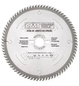 Vente de Lame circulaire scie a format dia 300 x 2.2 / 3.2 z.72 al 30 ref 28107212m CMT, numéro 1943 / cmt_28107212M à 78,33 €H