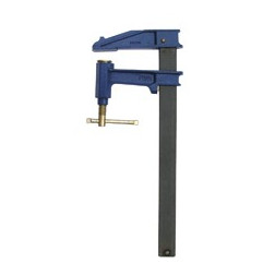 Vente de Serre-joint à pompe Tige acier saillie 150 section 40x10 serrage 1500 Leman, numéro 14375 / mn_150.410.150 à 63,74 €HT 