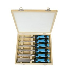 Vente de COFFRET 6 Ciseaux à bois / manche bi-matière L.6/10/16/20/24/30mm Leman, numéro 14399 / mn_780.500.06 à 67,91 €HT soit 