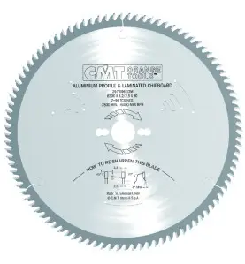 Vente de Lame circulaire carbure ø 225 x 2.2/2.8 z.64 mftn al 30 + 2/7/42 CMT, numéro 1954 / cmt_29622564M à 64,16 €HT soit 76,9