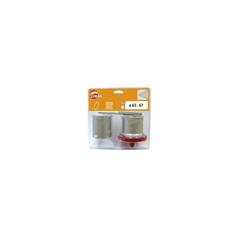 Vente de BLISTER 2 TREPANS concrétion carbure D.63/67 foret+embase Leman, numéro 14475 / mn_2.02006367 à 16,24 €HT soit 19,49 €T