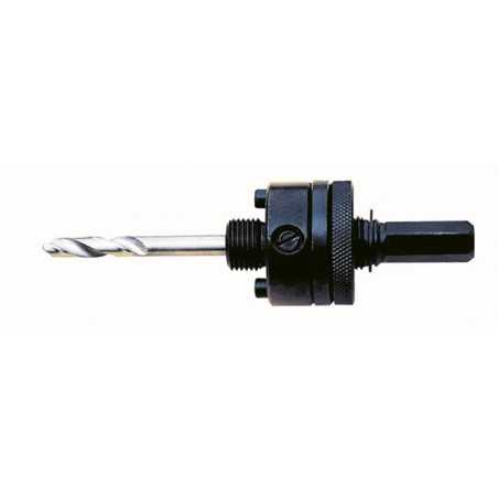 Mandrin Hexa 11.11Mm + Foret Trepans Bim Sup D30 ref 10070 Leman