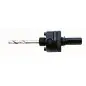 Mandrin Hexa 11.11Mm + Foret Trepans Bim Sup D30 ref 10070 Leman