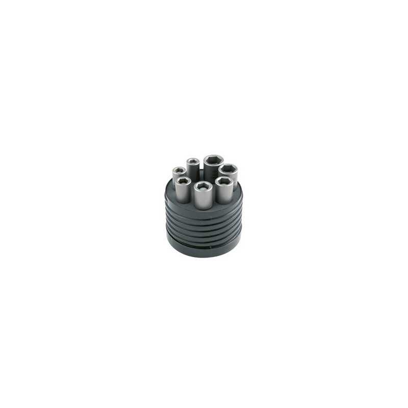 Coffret 7 Douilles Magnetiques 6 Pans / 50Mm ref BIDOUILLE Leman