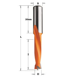 Mèches pour perceuses multi-broches - 311 - D : 4.76 - l : 35 - L : 70 - S : 10x30 - Rotation : GAUCHE