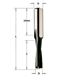 Mèches hélicoïdales pour machines mafell® et portatives - D : 14 - l : 30 - L : 58 - S : 8 - Rotation : DROITE