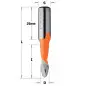 Mèches pour perceuses multi-broches pour trous débouchants - 313X - D : 5 - l : 27 - L : 57.5 - S : 10x26 - Rotation : DROITE
