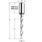 Mèches pour perceuses multi-broches pour trous débouchants - 314X - D : 6 - l : 35 - L : 70 - S : 10x26 - Rotation : DROITE