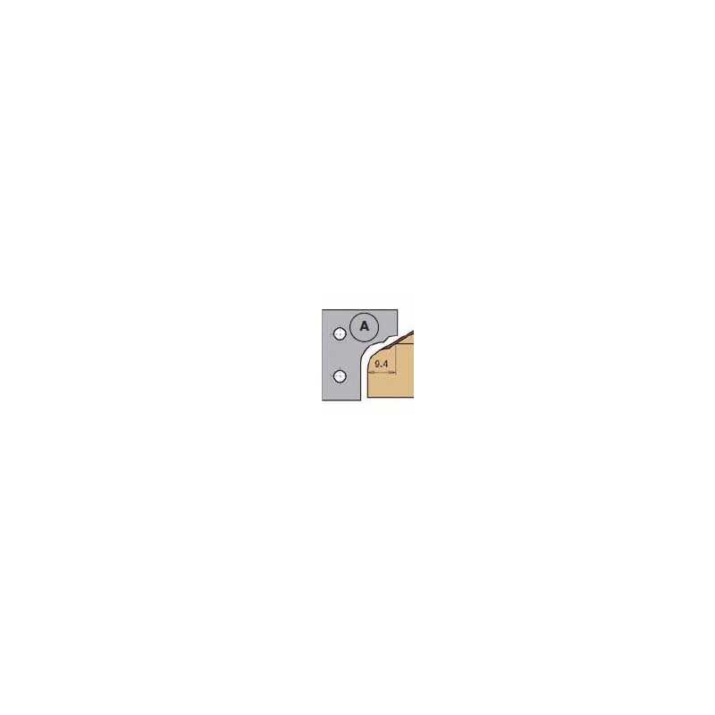 Plaquette Hm 30X25X2 Profil A Pour P.O 403.20.062 ref 030.25.02 Leman
