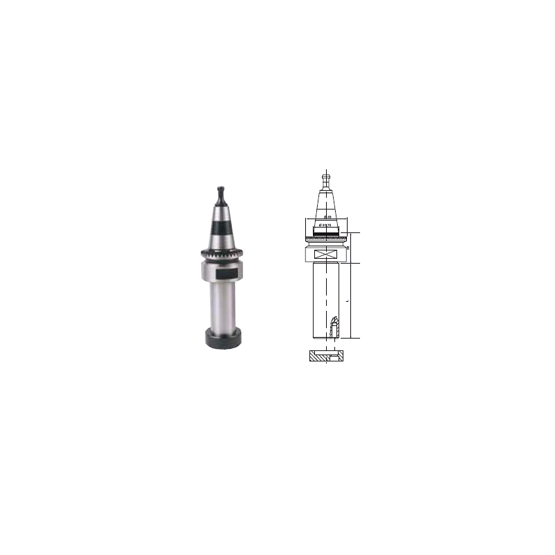 Cone Iso30 Cour Crantee Arbre Po-Fraises D30X50 ref 890.019.050 Leman