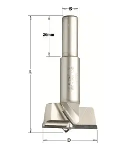 Vente de Mèches à façonner pour charnières - D : 35 - L : 57.5 - S : 10x26 - Rotation : GAUCHE CMT, numéro 2312 / cmt_31735062 à
