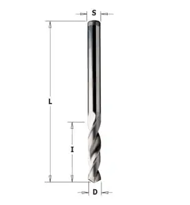 Vente de Mèches pour trous débouchants 120° - 363 - D : 3 - l : 27 - L : 55 - S : 3 - Rotation : DROITE CMT, numéro 2391 / cmt_3
