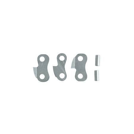 5 maillons doubles pour chaînes à mortaiser de 8 mm