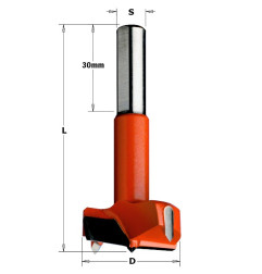 Vente de Mèches à façonner pour charnières - D : 35 - L : 77 - S : 10x30 - Rotation : GAUCHE CMT, numéro 2459 / cmt_37035012 à 4
