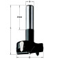 Mèches à façonner carbure à queue (8mm) cylindrique pour défonceuse - D : 40 - L : 60 - S : 8 - Rotation : DROITE