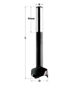 Vente de Mèches à façonner carbure à queue (13mm) cylindrique - D : 16 - L : 120 - S : 13 - Rotation : DROITE CMT, numéro 2602 /