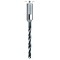 Meche helicoidale pour charniere anuba coupe a gauche, d7.7mm, l165mm ref 51516151