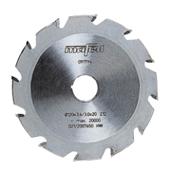 Vente de Lame à rainurer en ellipse, carbure, 120 x 3,6 x 20, 12 dents Mafell, numéro 20452 / mafell_091794 à 275,41 €HT soit 33