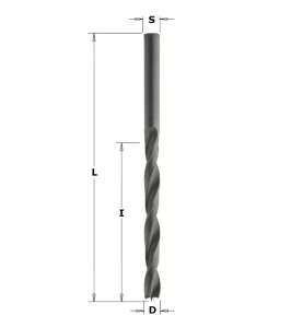 Vente de Mèches hélicoïdales - D : 10 - l : 87 - L : 133 - S : 10 - Rotation : DROITE CMT, numéro 2660 / cmt_51610051 à 18,74 €H