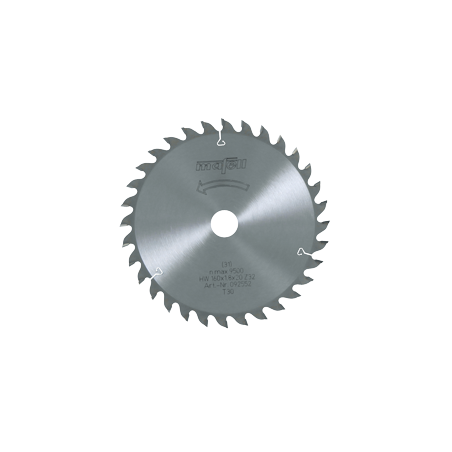 Vente de Lame de scie au carbure, 160 x 1,2/1,8 x 20 mm, 32 dents, denture alternée, à usage universel, bois Mafell, numéro 2049