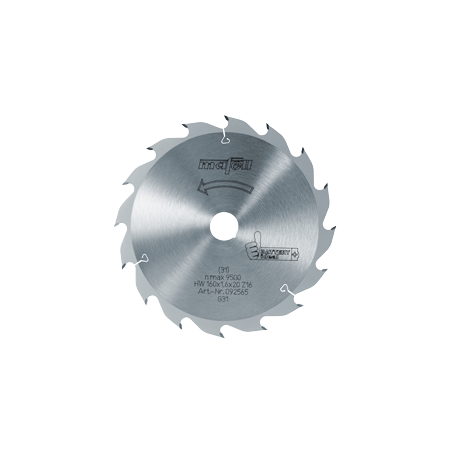 Vente de Lame de scie au carbure, 160 x 1,1/1,6 x 20 mm, 16 dents, denture alternée, à usage universel, bois, Battery ideal Mafe