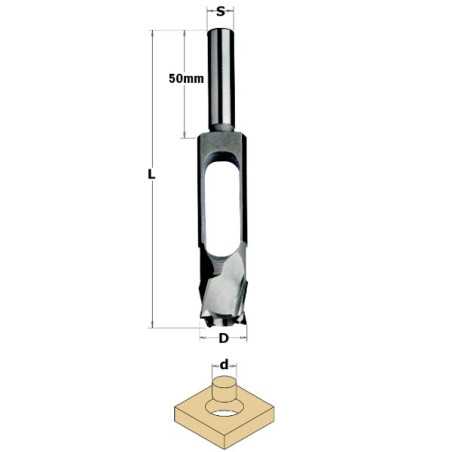 Vente de Mèches à bouchonner - d : 22 - D : 34 - L : 140 - S : 13 - Z : 5 - Rotation : DROITE CMT, numéro 2702 / cmt_52922031 à 