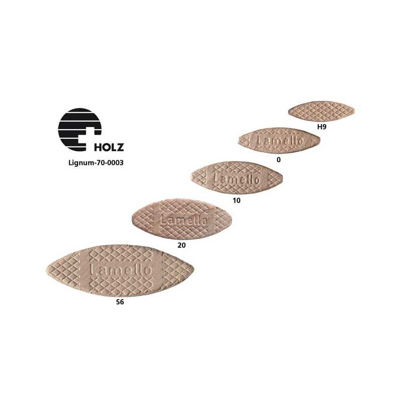 Lamelles 10 (53x19x4 mm), 1000st/carton