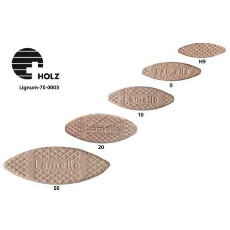Lamelles 10 (53x19x4 mm), 1000st/carton