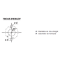 Percage 1 Trou Ergot (1/$$/$$) ref 26100 Leman