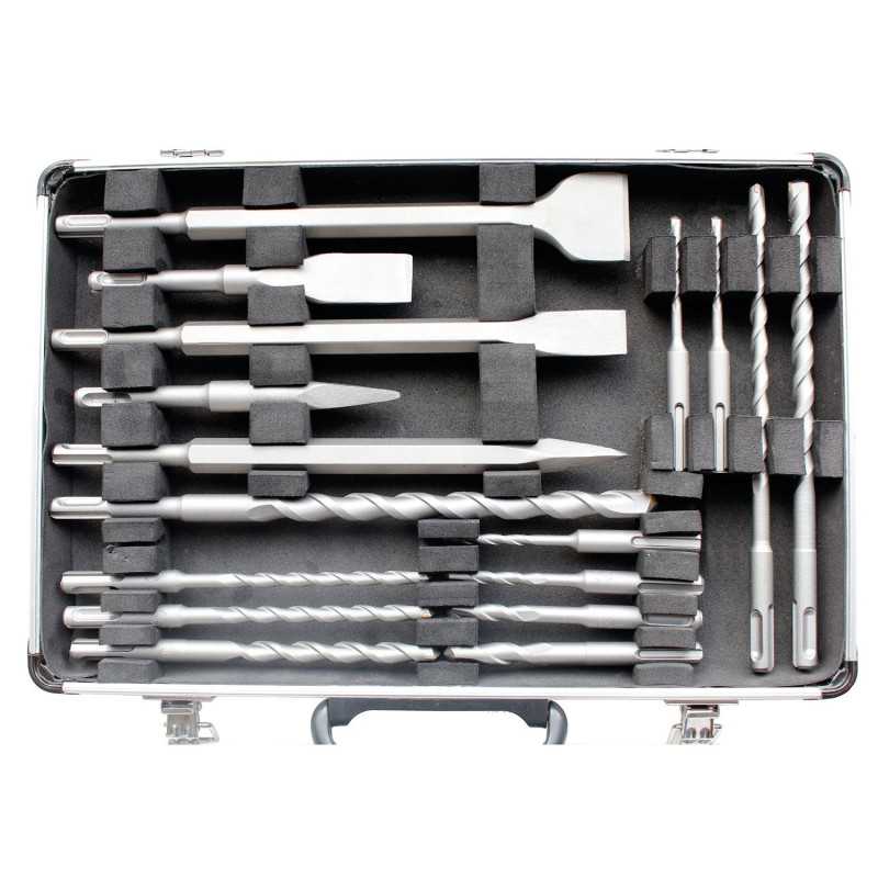 Coffret 17 Pcs Forets Et Burins Beton Sds+ ref 603.000.17 Leman